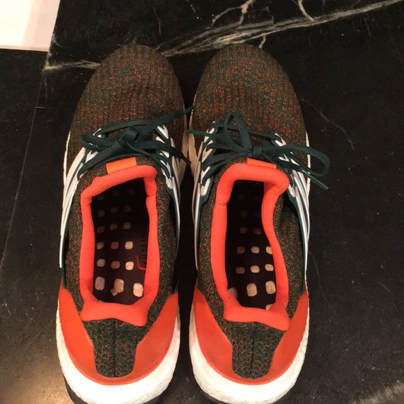 NWOT Adidas Ultraboost 4.0 “Miami Hurricanes” main image 6
